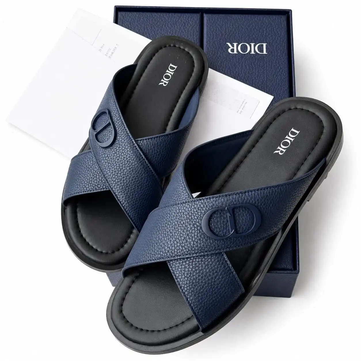 Dior Slippers Blue 3